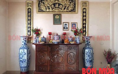 Cách đặt bát hương trên bàn thờ gia tiên chuẩn nhất hiện nay