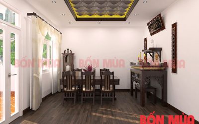 Thực hư quan niệm bàn thờ xung với cửa là như thế nào?