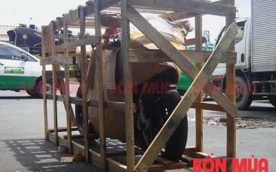 Cách bọc xe máy để vận chuyển an toàn, đảm bảo không bị xước